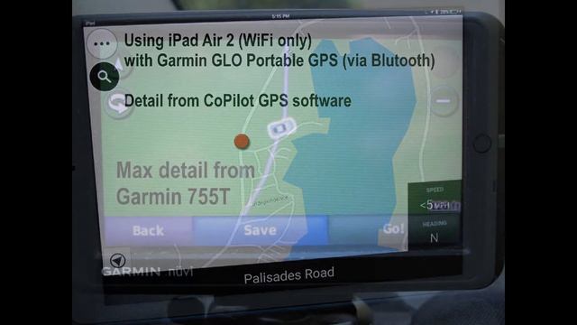CoPilot on iPad vs Garmin - GPS Detail Comparison смотреть онлайн