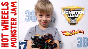 Новые МОНСТР ТРАКИ от HotWheels! Открываем машинки Hot Wheels Monster Jam 25th Anniversary