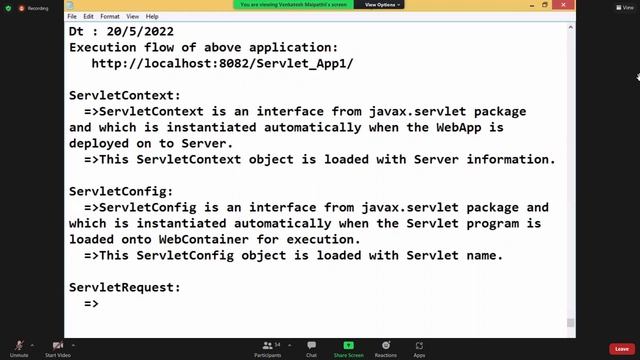 Advanced Java Lecture [17] on Servlet Execution flow of Application || Smart Java Developer||