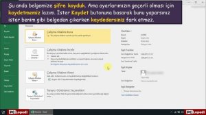 Office Belgelerine (Word, Excel vs.)  Şifre Koyma ve Şifreyi Kaldırma