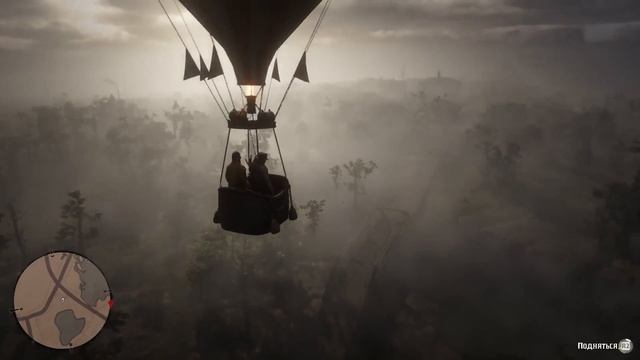 RDR 2! Найден ВОЗДУШНЫЙ ШАР! Безумный ПОЛЕТ в Red Dead Redemption 2!