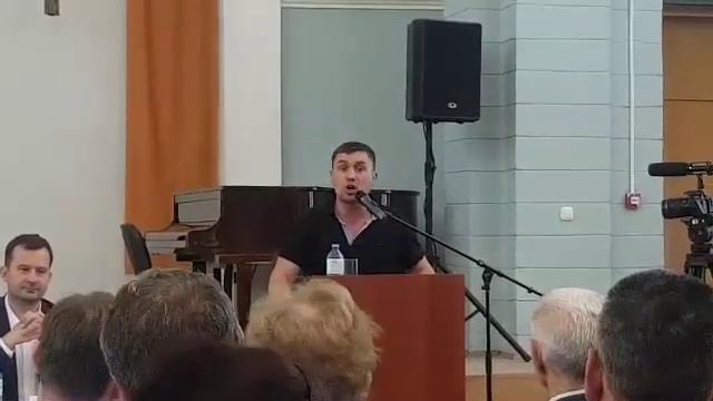 Выступление Бондаренко на публичных слушаниях смотреть онлайн