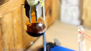 Получение бромида серы (дибромида дисеры) из элементарных брома и серы