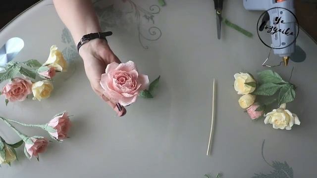 Венок из гофрированной бумаги. DIY. Corrugated paper wreath. ?Венок для фотосессии своими руками. смотреть онлайн