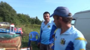 Любительская ловля фидером в городе Углич.