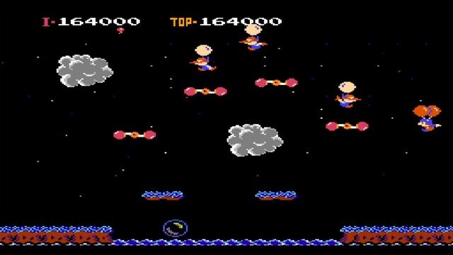 Геймплей игры Balloon Fight [Денди / NES] смотреть онлайн