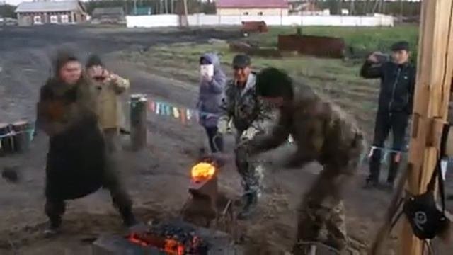 Переработка кричного железа в заготовку