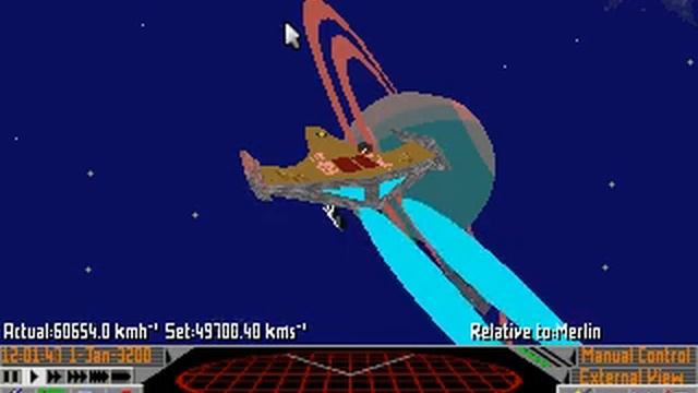 Frontier: Elite 2 #игры #ретроигры #старыеигры #компьютернаяигра #видеоигры #космос