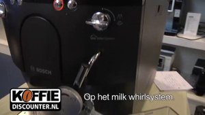Bosch TCA 5809 espresso apparaat, video uitleg TCA5809