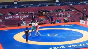 Алимхан Сыздыков 130 кг.Греко-римская борьба.Чемпионат Азии 2023.