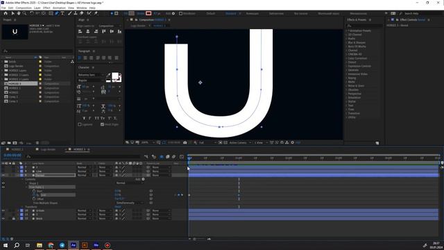 Узнай как сделать стильную анимацию логотипа в After Effects за 10 минут!