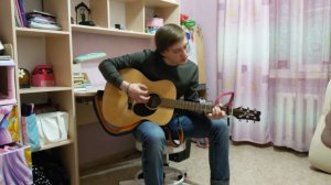 Я СОЛДАТ исполнение песни под гитару