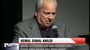 KEMAL SUNAL ANILDI