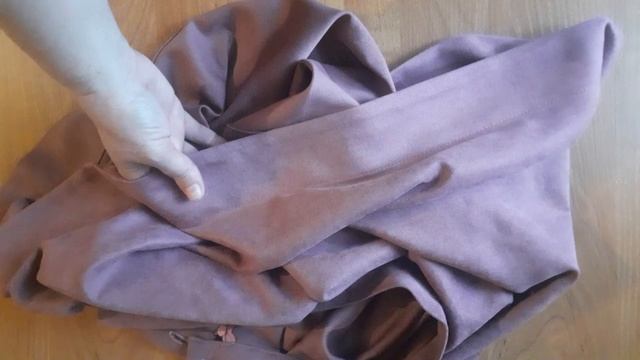 Обзор пошива юбки из остатков штор.
