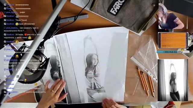 Рисунок портрета карандашом на заказ по фотографии