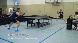 Pongfinity Plays German Table Tennis Tournament