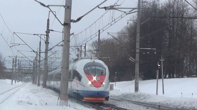 Электропоезд ЭВС1-08 САПСАН №759 Санкт-Петербург - Москва смотреть онлайн