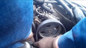 Peugeot 406. Замена ремня генератора