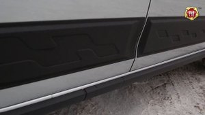 Молдинги на двери широкие Renault Logan (russ-artel.ru)