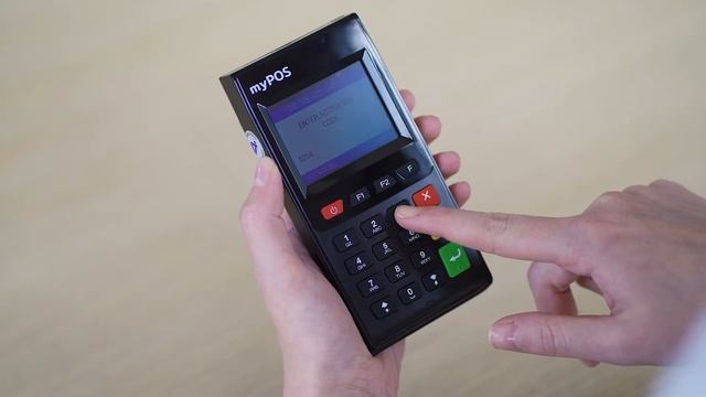 Getting started with your portable card reader myPOS Go смотреть онлайн