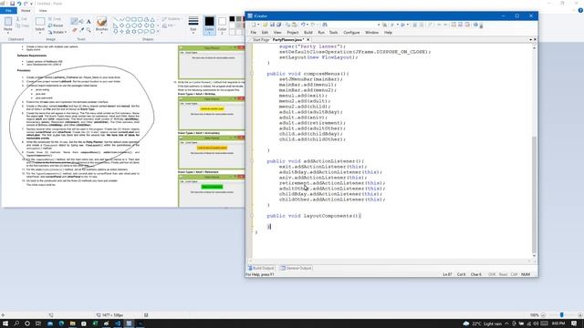 JAVA : PARTY PLANNER смотреть онлайн