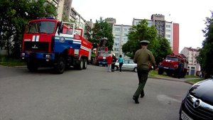 Пожарные на вызове