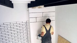 Как нарисовать кирпичи на стене, что бы было стильно