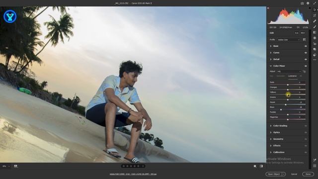 Colorgrading in photoshop camera raw filter Tamil (Yuthi tech) смотреть онлайн