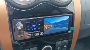 Магнитола 1 din мультимедийная с сенсорным экраном, блютуз usb sd aux радио