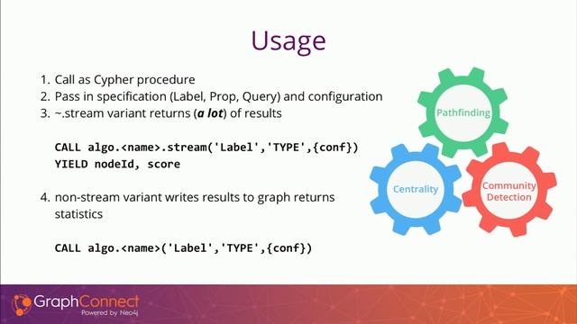 Graph Analytics: Graph Algorithms inside Neo4j — Amy Hodler and Michael Hunger, Neo4j