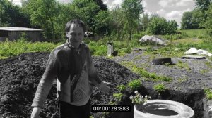 Как мы строили Септик из Бетонных Колец Своими руками. Вечный септик за 20к