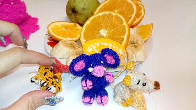 Мини слоник крючком смотреть онлайн