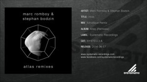 Marc Romboy & Stephan Bodzin - Atlas (Adriatique Remix) [SYST0113-6]