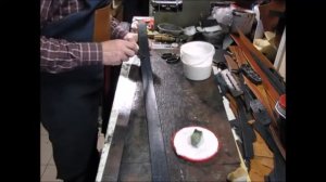 Изготовление ремня из кожи с помощью штанцформ Making a leather belt using a rod form