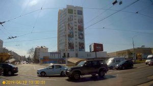Витебск.Поездка на трамвае №2 ул.П.Бровки - ул.М.Горького.