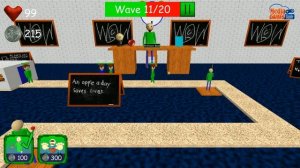 Baldi Tower Defense Pre-alpha part1 - Baldi's Basics fangame
