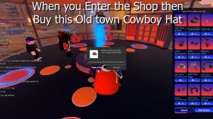 [Roblox] How to get Old Town Cowboy Hat In Lil Nas X Event