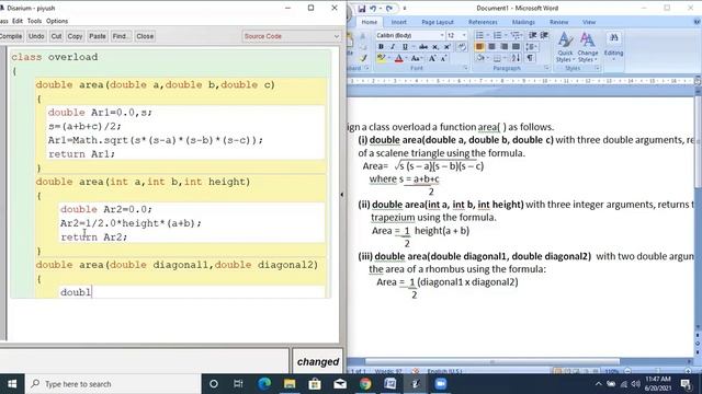 Function Overloading in Java | ICSE Class 10 Computer