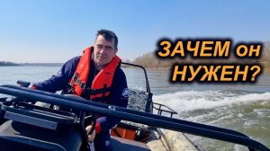 ПРОВЕРЯЕМ на ВОДЕ. ОТКИДНОЙ ТРАНЕЦ ВИНТ-ВОДОМЕТ.