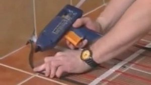 Теплый пол под плитку   монтаж нагревательных матов