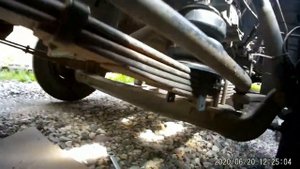 Установка пневмоподвески на переднюю ось ISUZU NQR 75