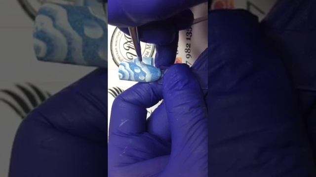 Школа CrystalNails: "❄️ Зимние фантазии плоской кистью ❄️??" смотреть онлайн