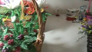 цветочные композиции из бисера Бисерные цветы французское бисероплетение Beaded flowers