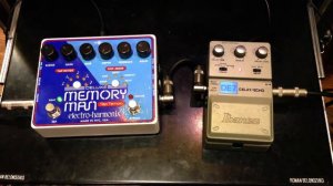 Ibanez DE7 Delay Echo vs Deluxe Memory Man Tap Tempo