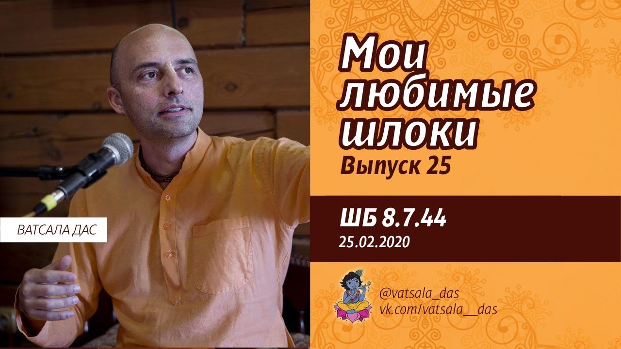 Мои любимые шлоки. Выпуск 25 (ШБ.8.7.44) Ватсала дас.mp4