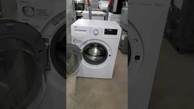 Стиральная машина с сушкой 45см Beko WDW75141 7/4 кг А+++ с паром смотреть онлайн