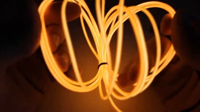 Оранжевый холодный неон (гибкий неон) смотреть онлайн