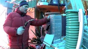 ХП_ Народный тепловой насос. Установка теплообменника вместо штатного и вакуумирование.