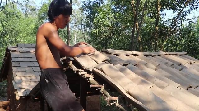 365 Days How I Survival, Cooking And Building In The Rain Forest