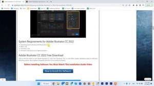 Adobe Illustrator cc 2022 | Adobe Photoshop cc 2022 Software install kion nahi hoty?